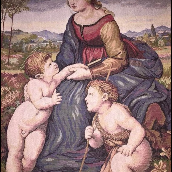 Vintage Madonna tapestry - Picture 2 of 8